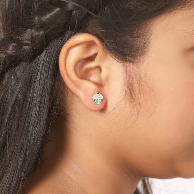 Sweet Cupcake Multicolored Earrings - Image 3