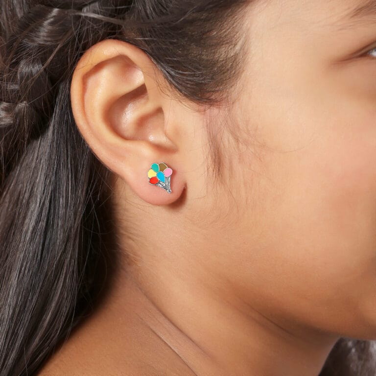 Radiant Hot Air Balloon Earrings - Image 3