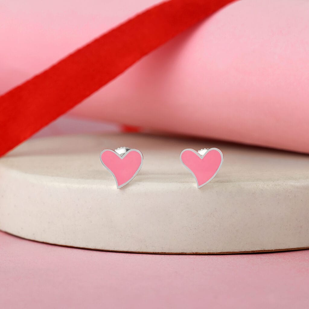 Sweetheart Earrings for the Little Princesses