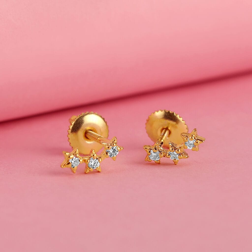 Star Constellation Stud Earrings