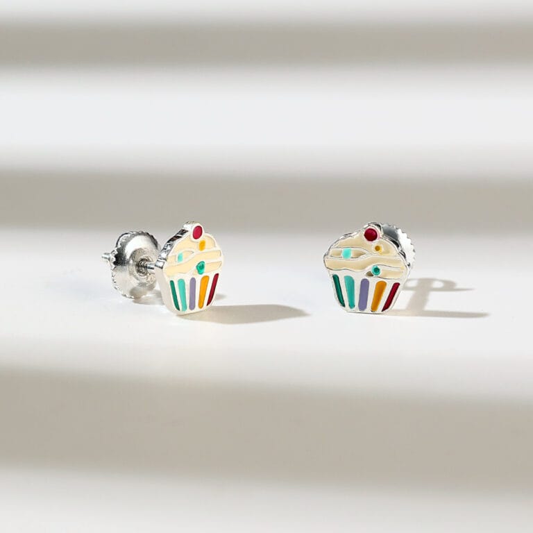 Sweet Cupcake Multicolored Earrings
