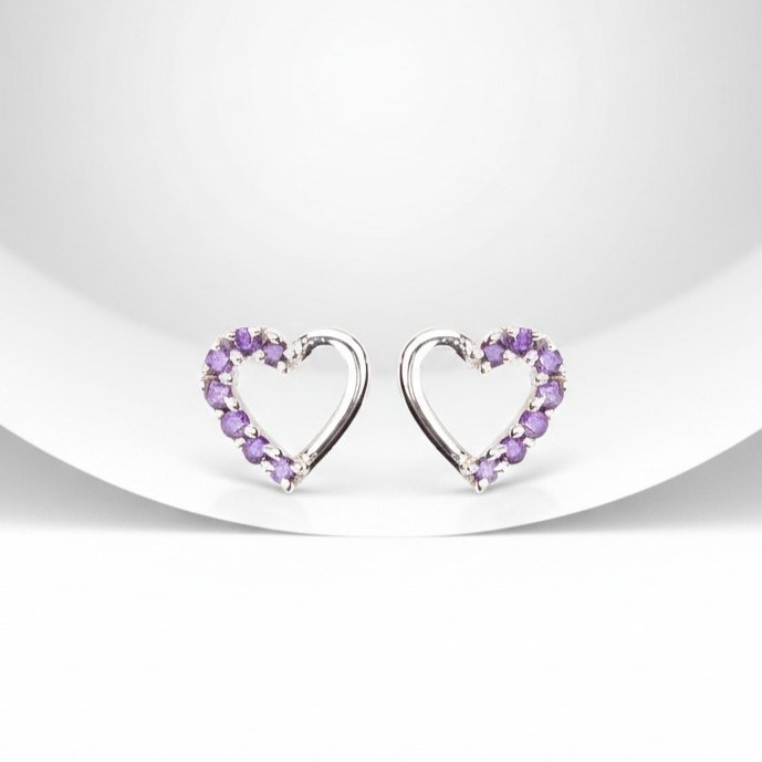 Twilight Sparkle Heart Girls Earrings