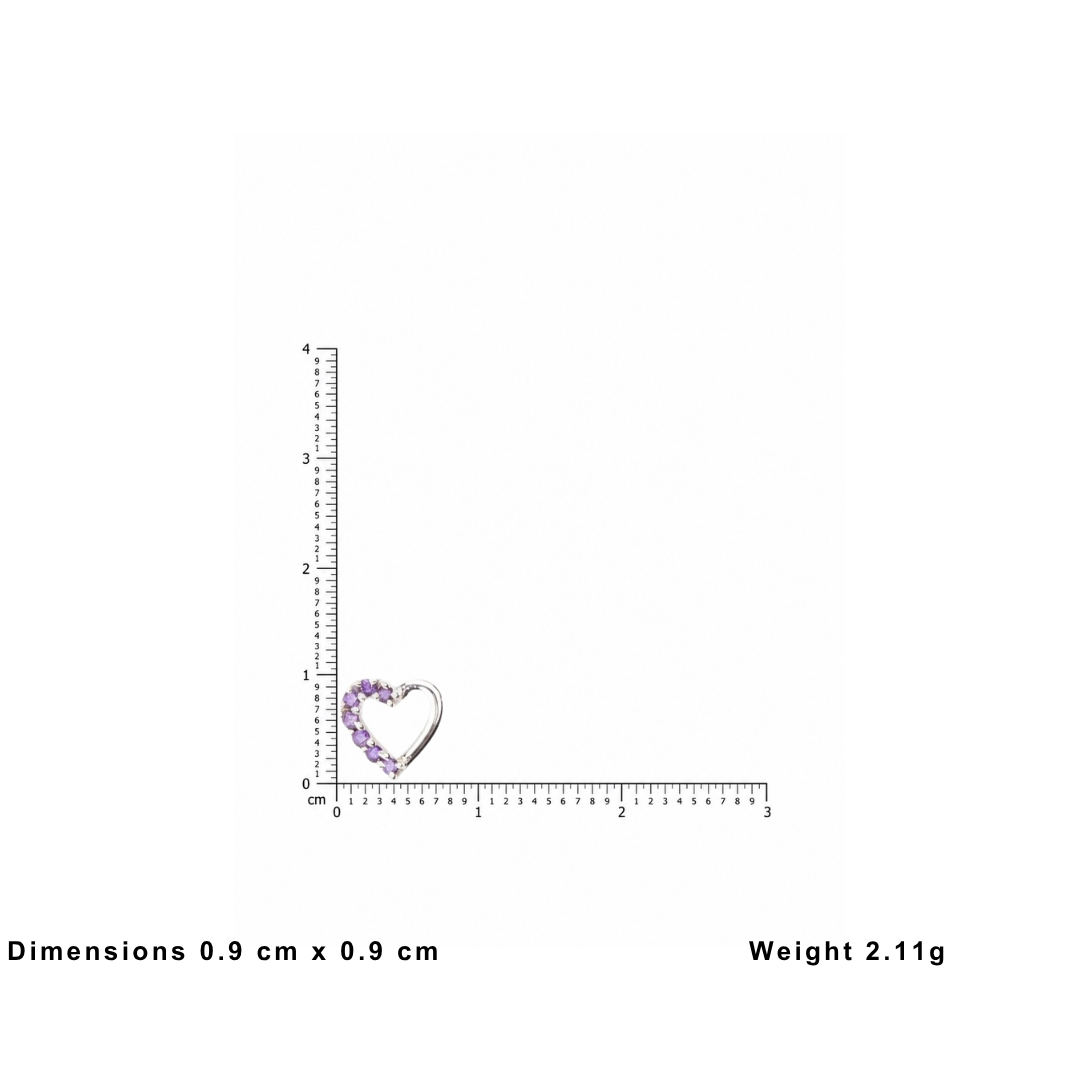 Twilight Sparkle Heart Girls Earrings - Image 7