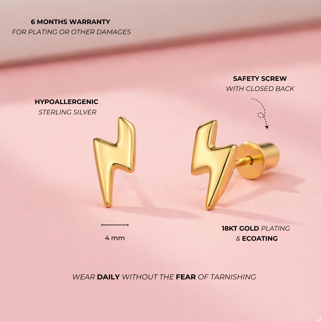 Potter's Lightning Bolt Girls Earrings - Image 7