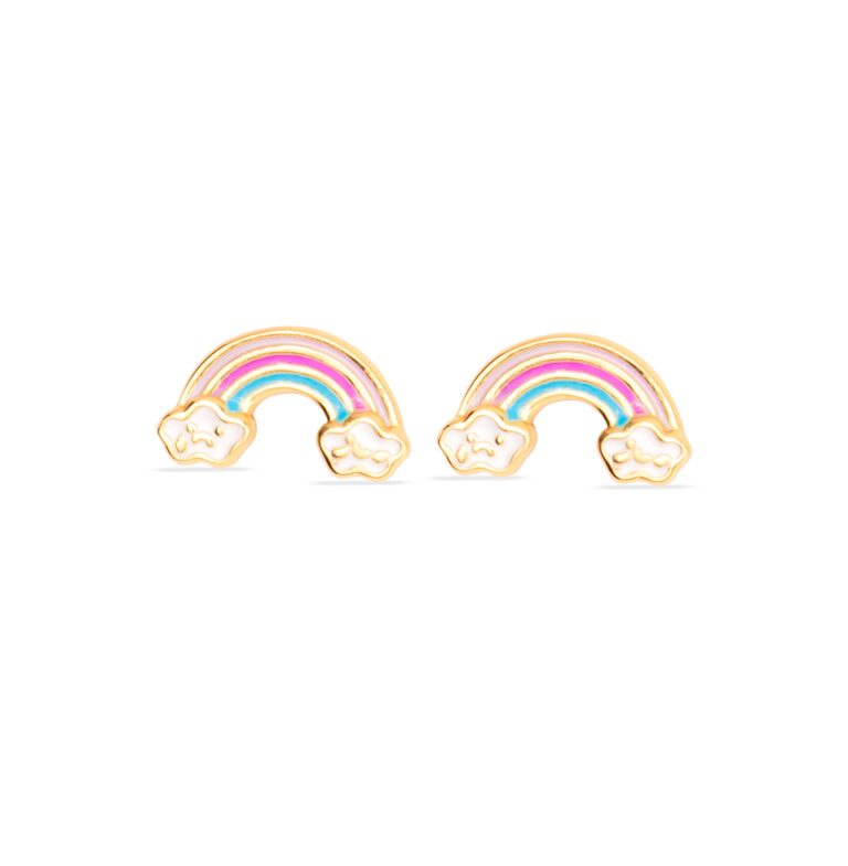 In the Clouds Rainbow Girls Earrings - Image 2