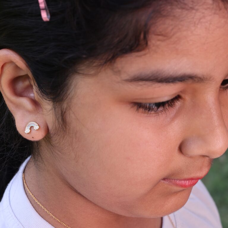 In the Clouds Rainbow Girls Earrings - Image 3