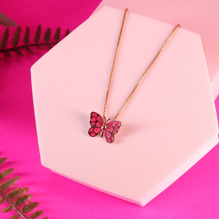 Glitter In the Air Butterfly Pendant - Image 5