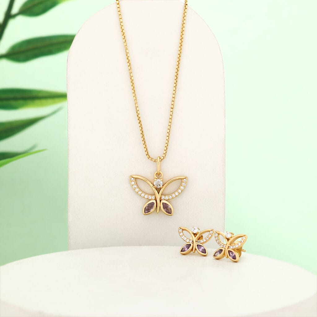 Whimsical Butterfly Jewellery Set