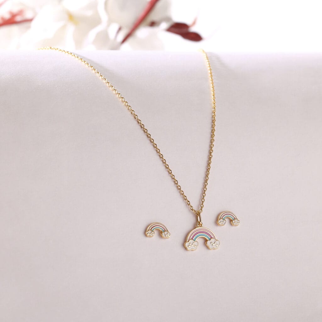 In The Clouds Rainbow Jewellery Set
