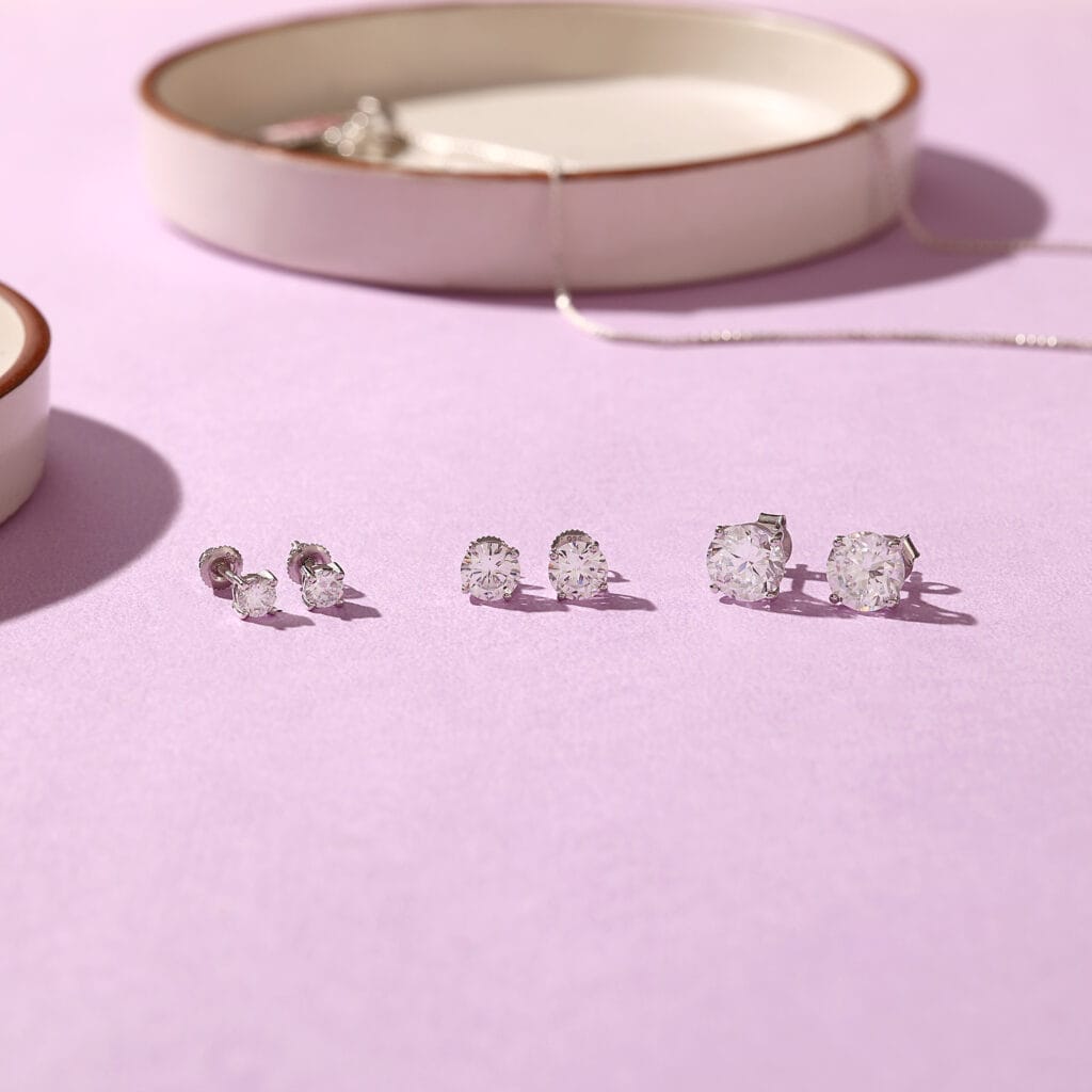 Classic Silver Studs Earrings