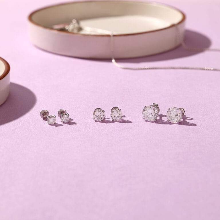 Classic Silver Studs Earrings