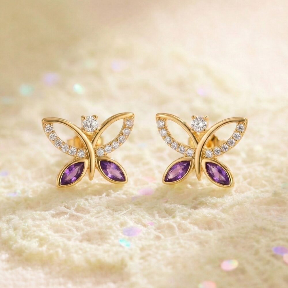 Whimsical Butterfly Earrings for Girls & Moms