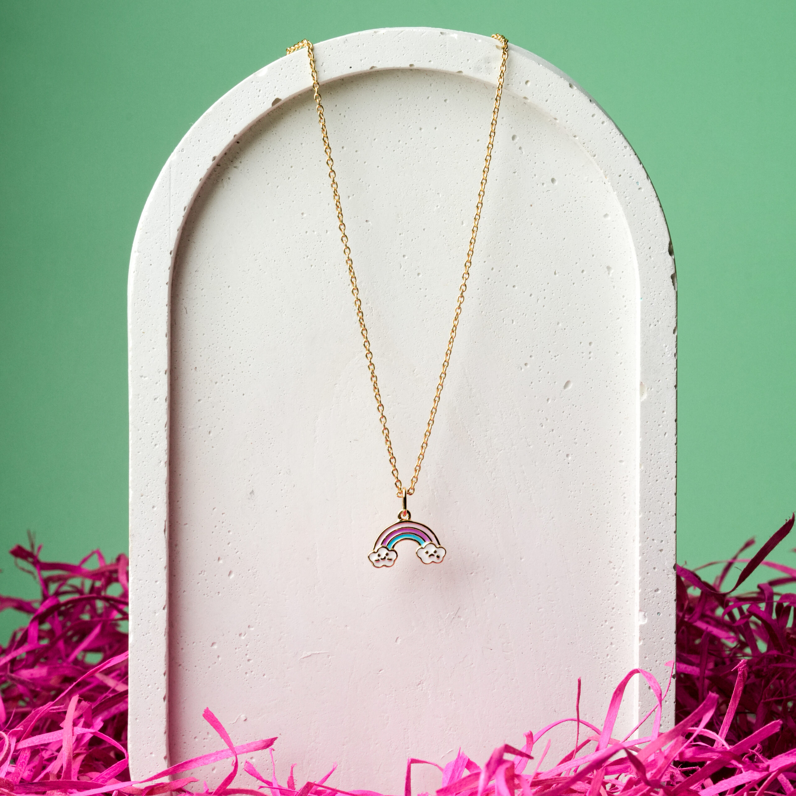 In The Clouds Rainbow Pendant