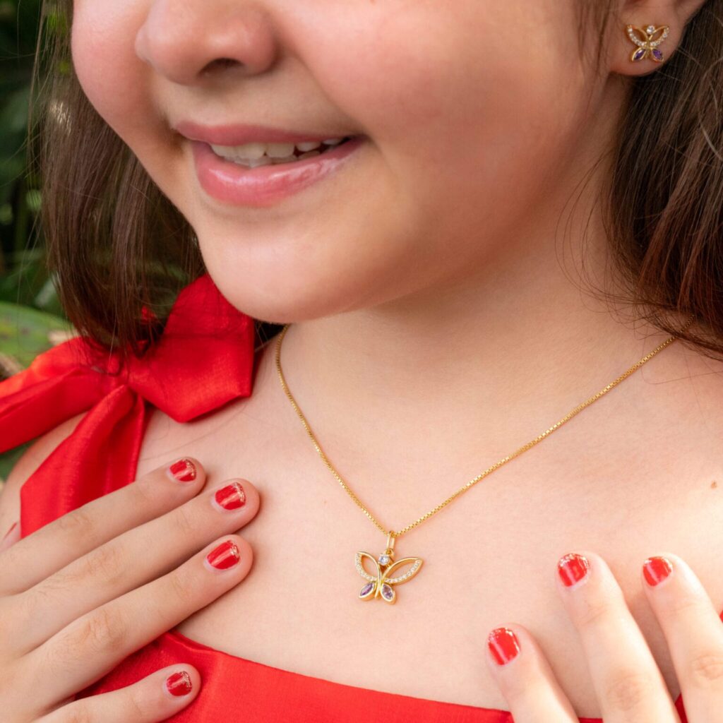 Whimsical Butterfly Pendant