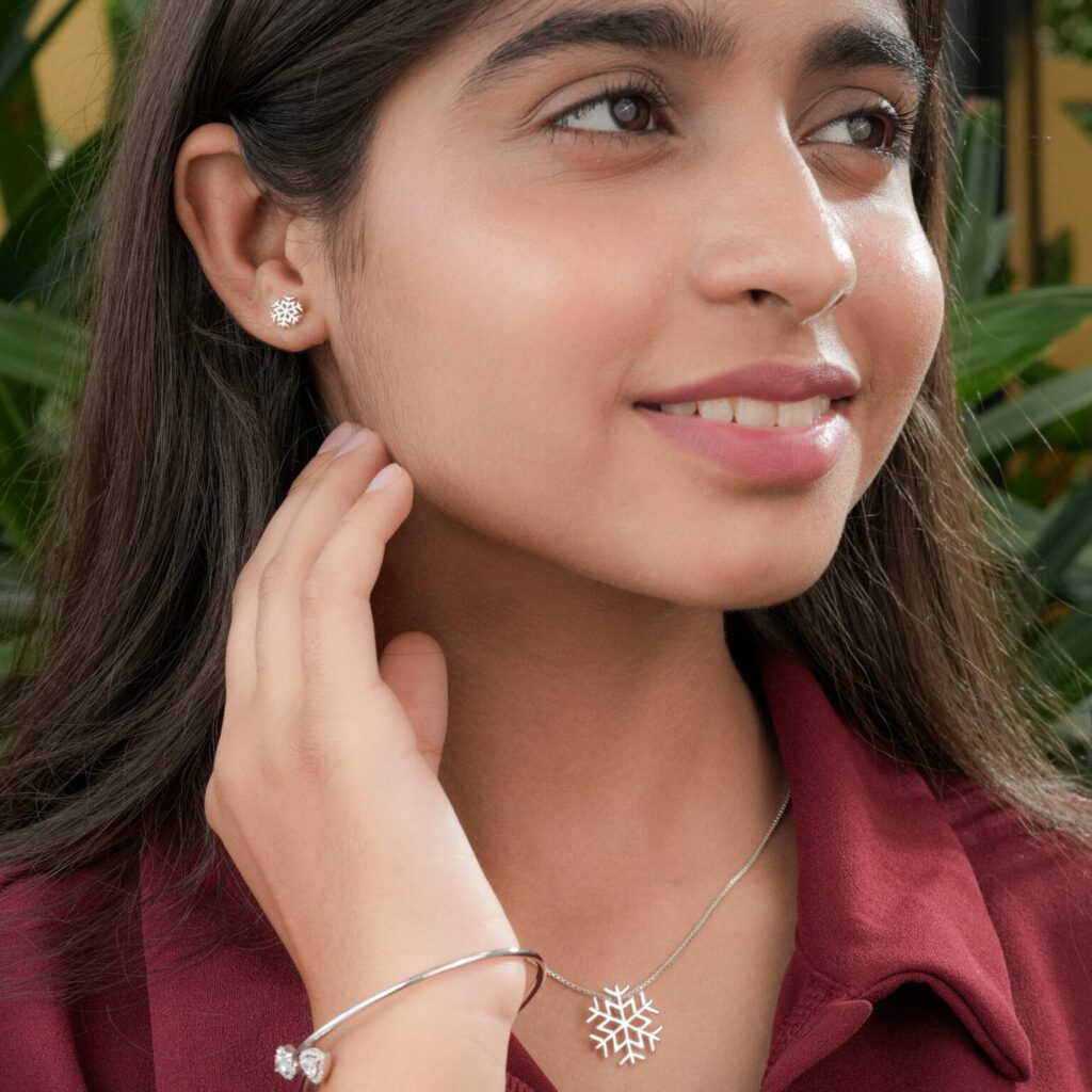 Sparkling Snowflake Jewellery Set