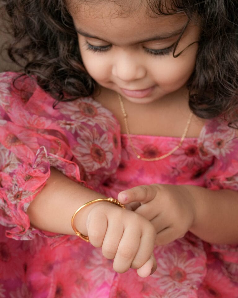 Golden Baby Bangle - Image 2