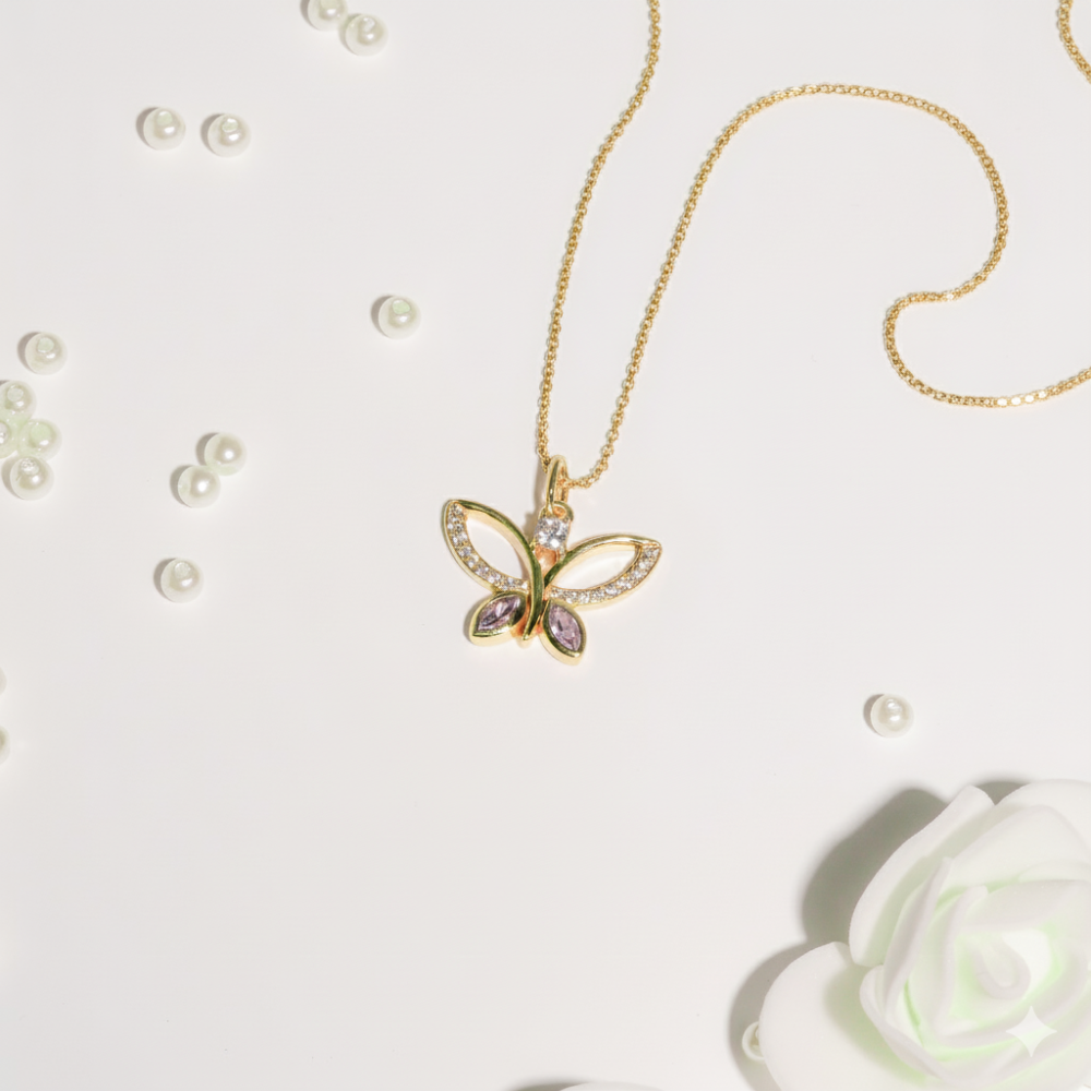 Whimsical Butterfly Pendant