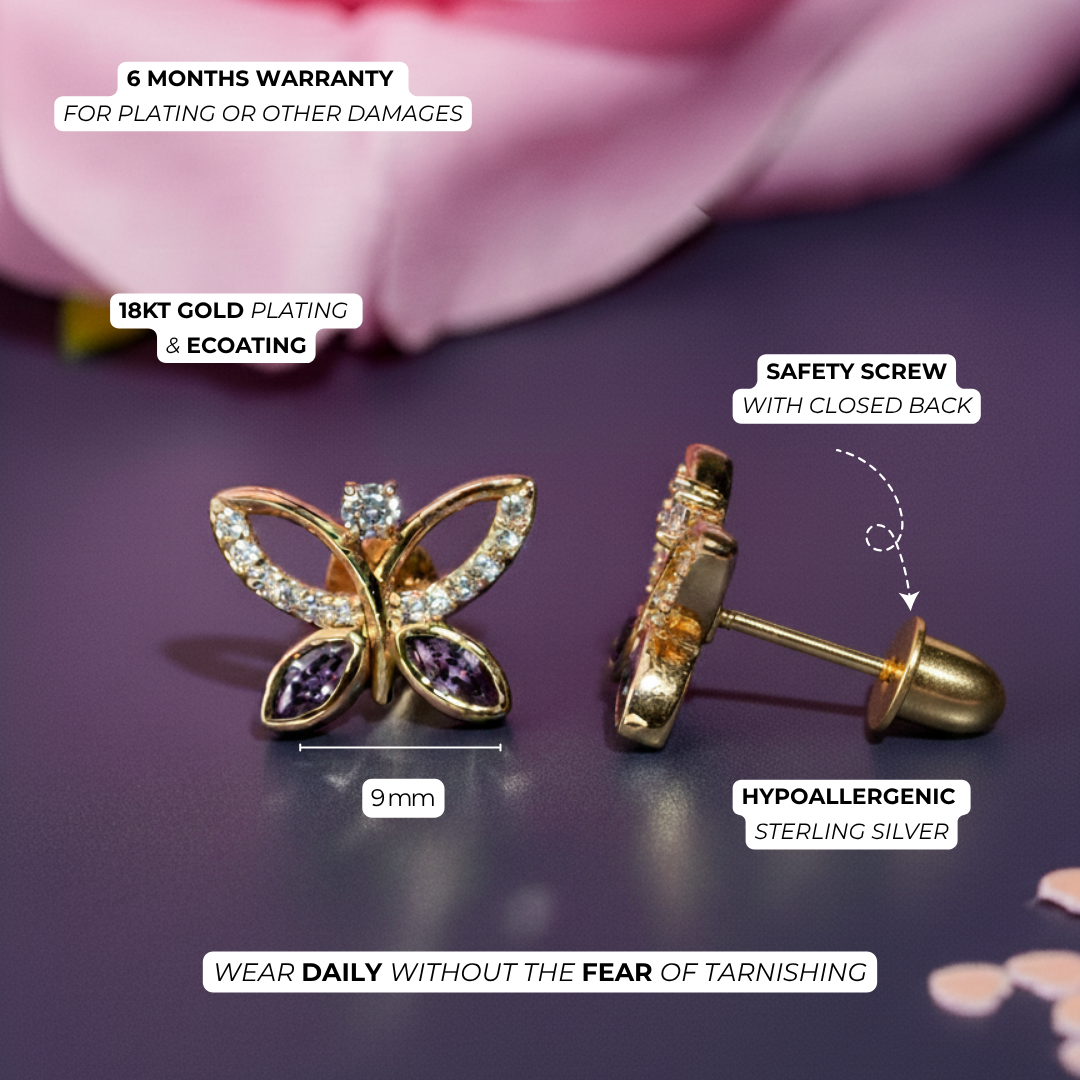 Whimsical Butterfly Earrings for Girls & Moms - Image 6