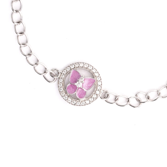 Butterfly in jewelled ring Bracelet - Image 5
