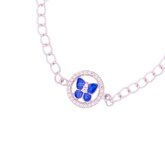 Butterfly in jewelled ring Bracelet - Image 4