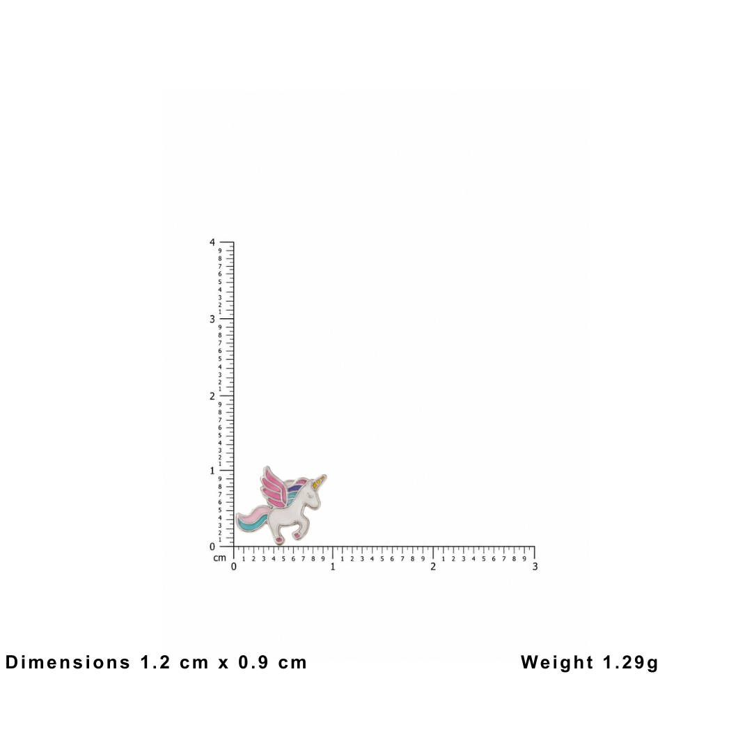 Unicorn in flight Kids Earrings - Image 7