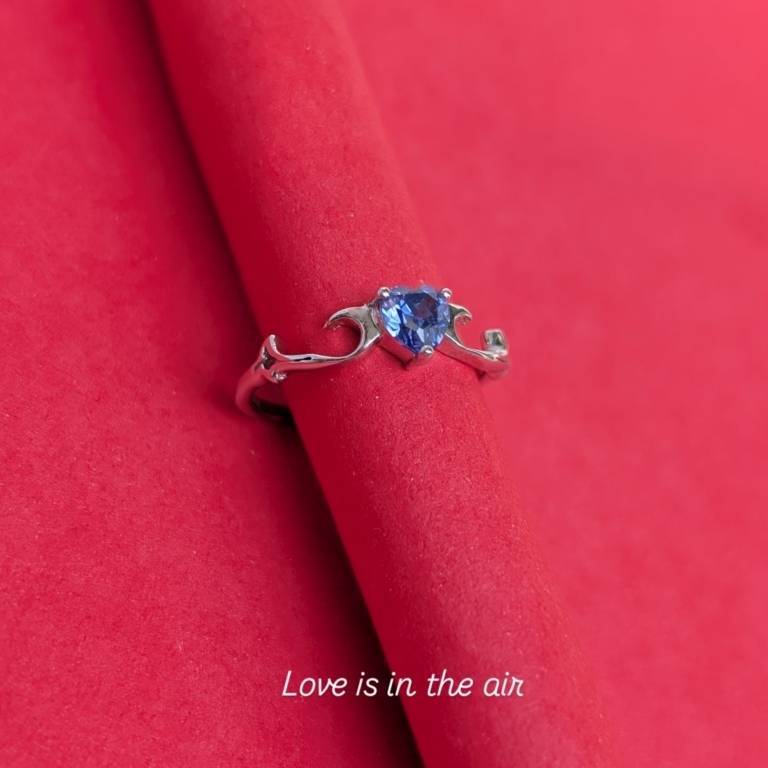 Blue Heart Ring - Image 3