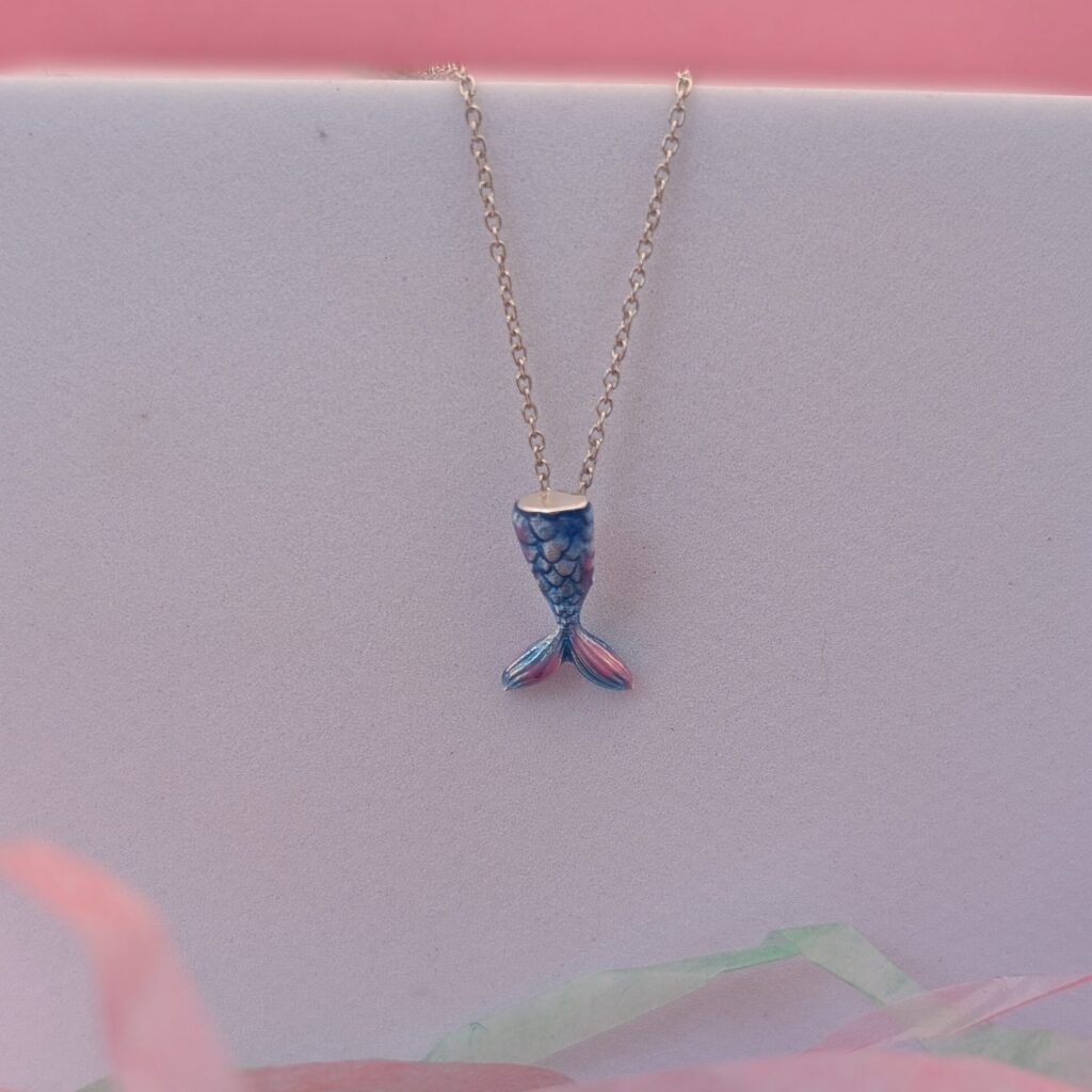 Mystic Mermaid Tail Pendant Chain