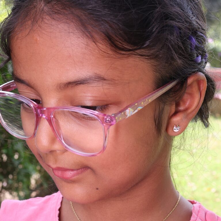Unicorn Face Kids Earrings - Image 2