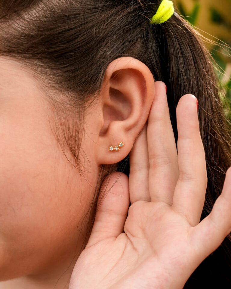 Star Constellation Stud Earrings - Image 3