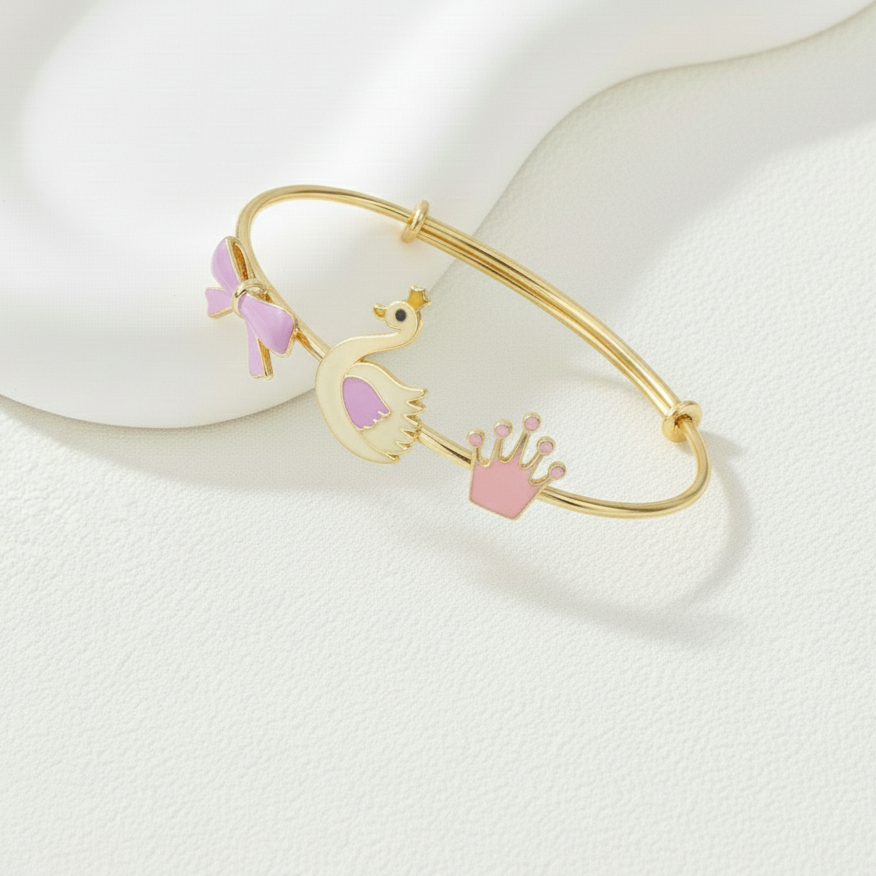 Swan Glow In The Dark Bangle