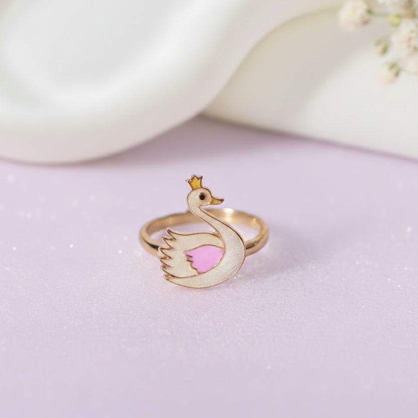 Swan Glow In The Dark Ring