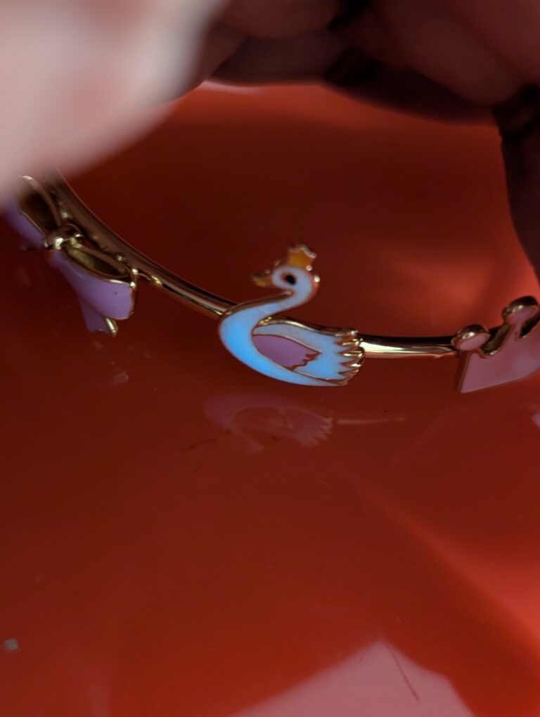 Swan Glow In The Dark Bangle - Image 3