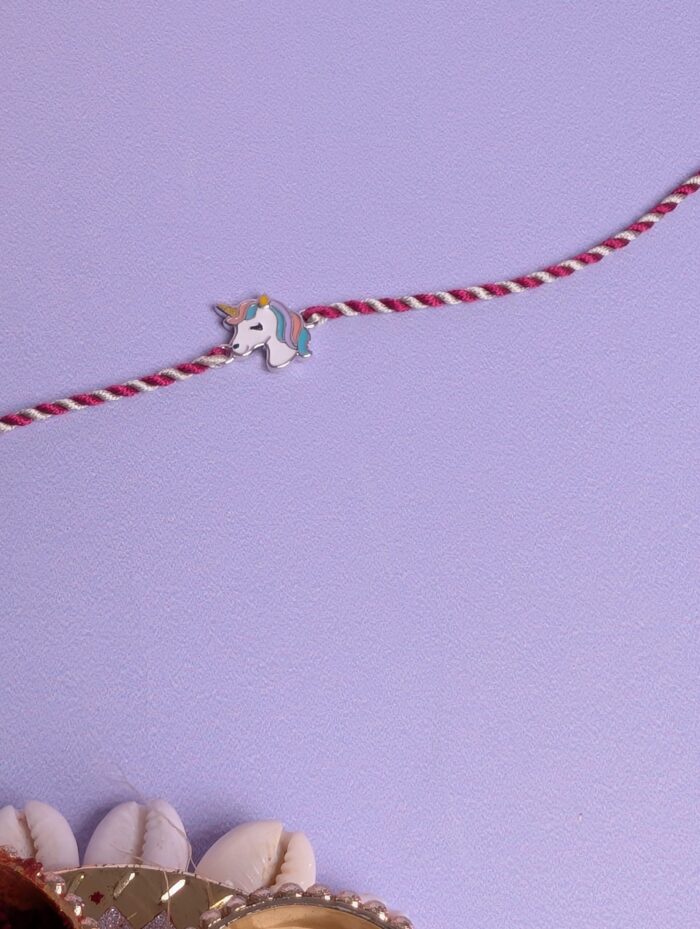 Vibrant Unicorn Rakhi for kids - Image 3