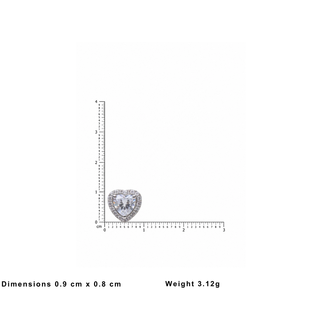 Sparkle Heart Stud Earrings for Girls & Teens - Image 5