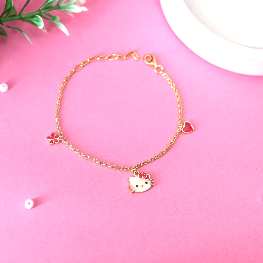 Hello Kitty Glow in the Dark Charm Anklet