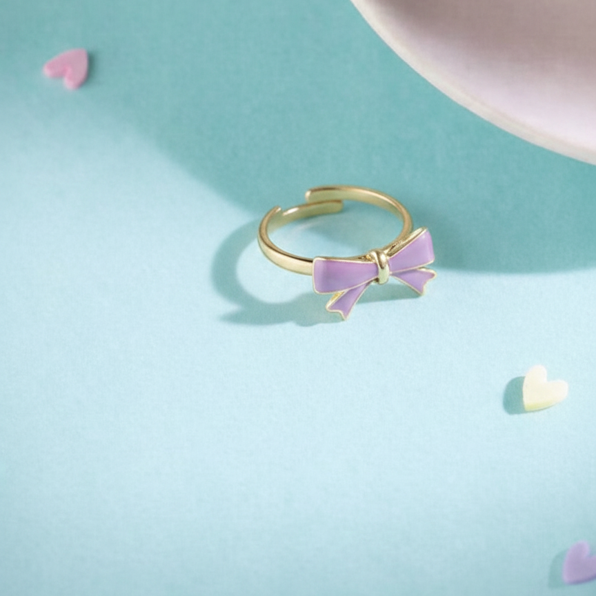 The Lilac Bow Ring