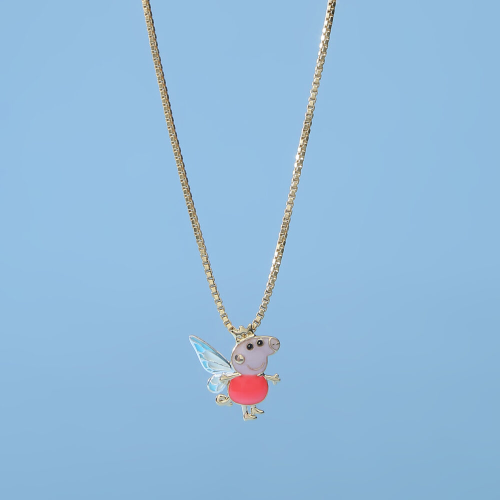Peppa Pig Glow in the Dark Pendant with Glass wings
