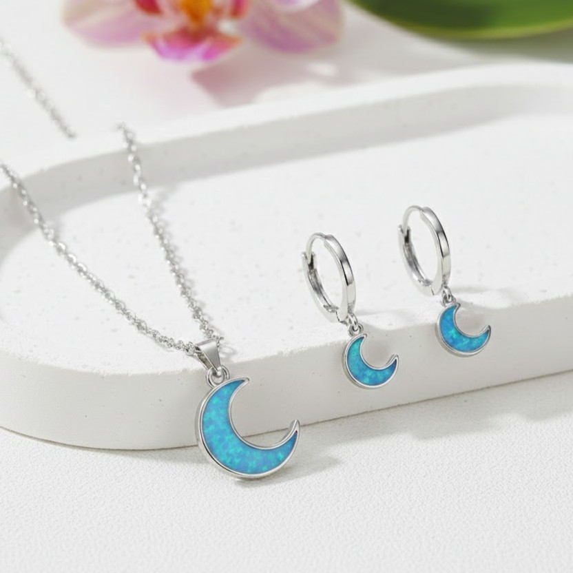 Sparkling Moon Kids Jewelry Set