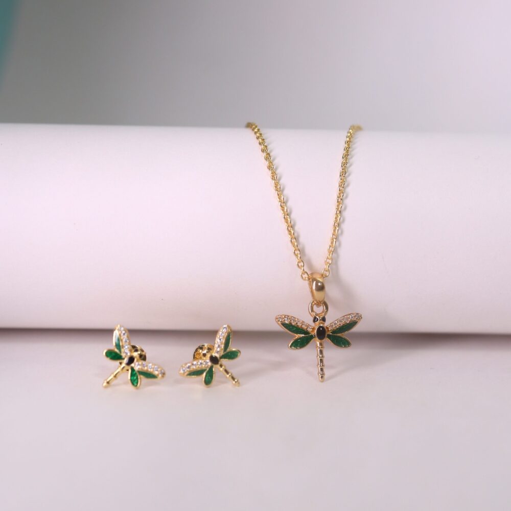 Dragonfly Sparkle Kids Jewellery Set