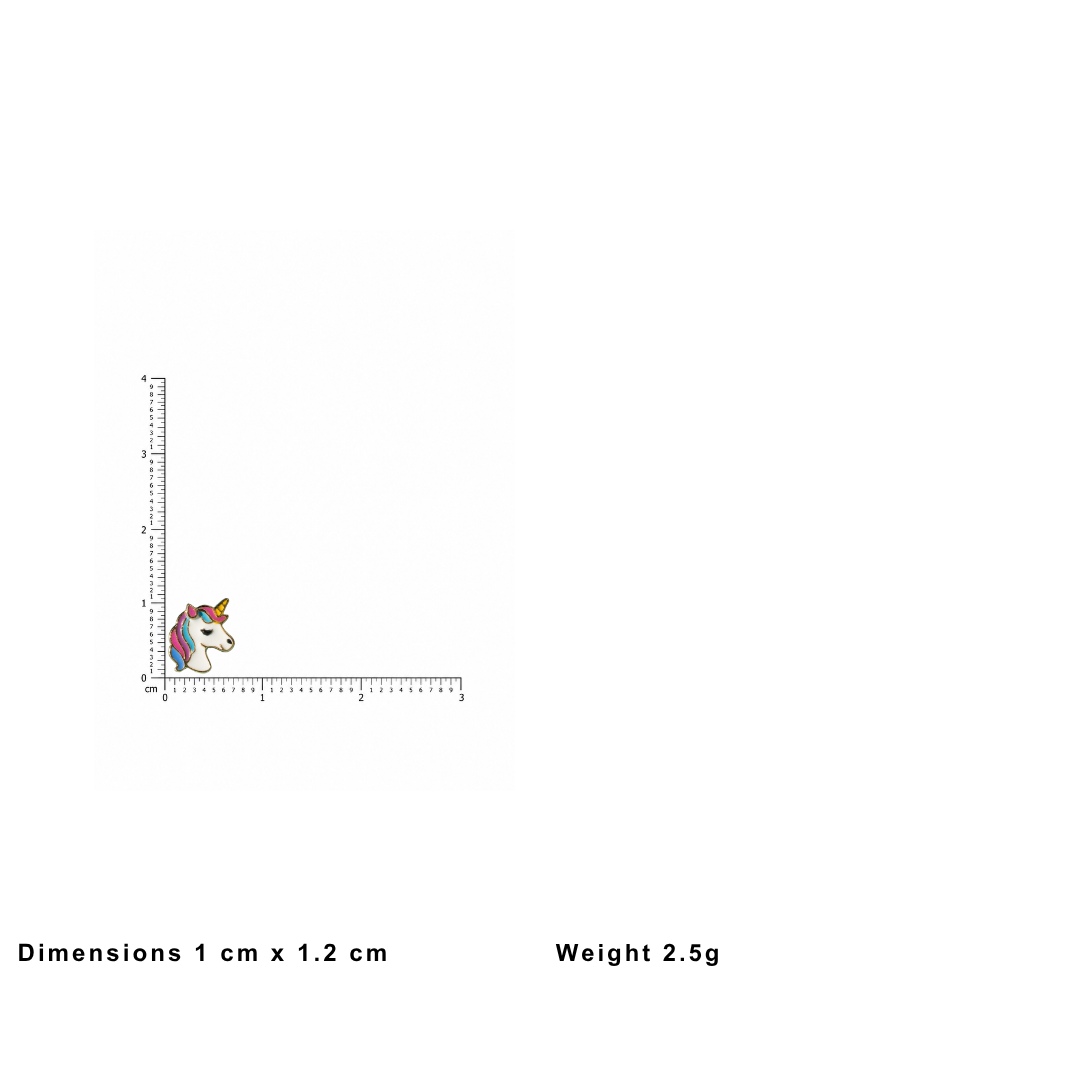 Little Dreamer's Unicorn Enamel Studs - Image 6