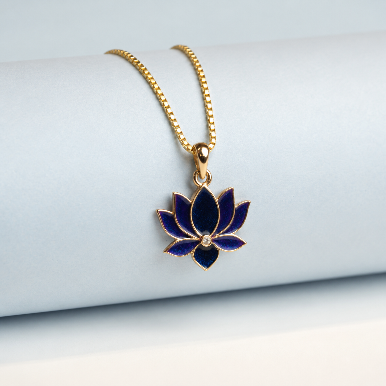 Mystic Hues Lotus Flower Pendant - Image 4