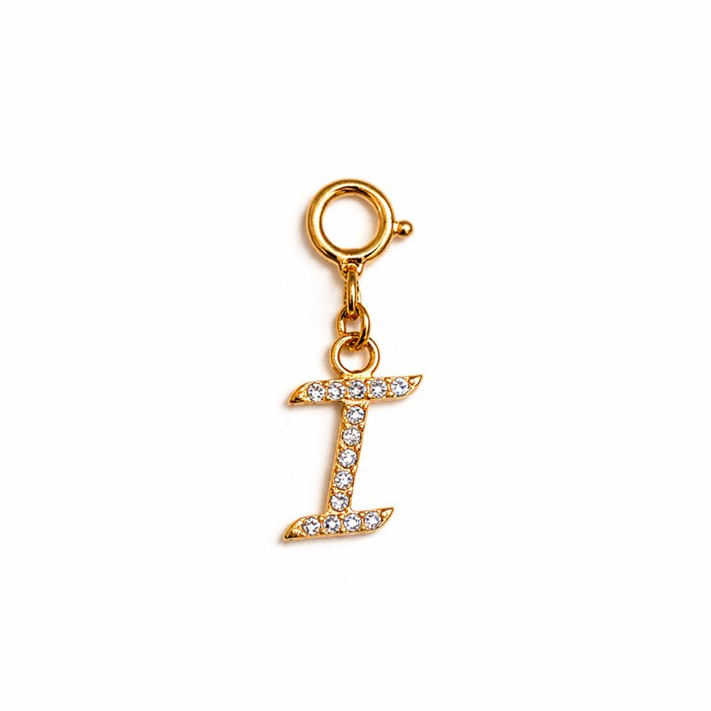 Personalized Sparkle 'I' Charm