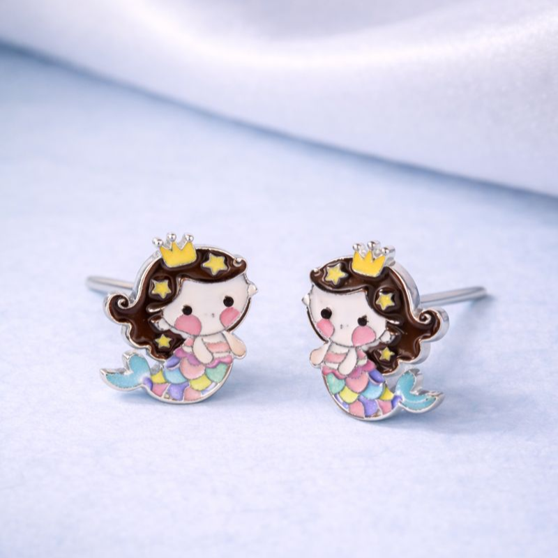 Little Mermaid Princess Studs