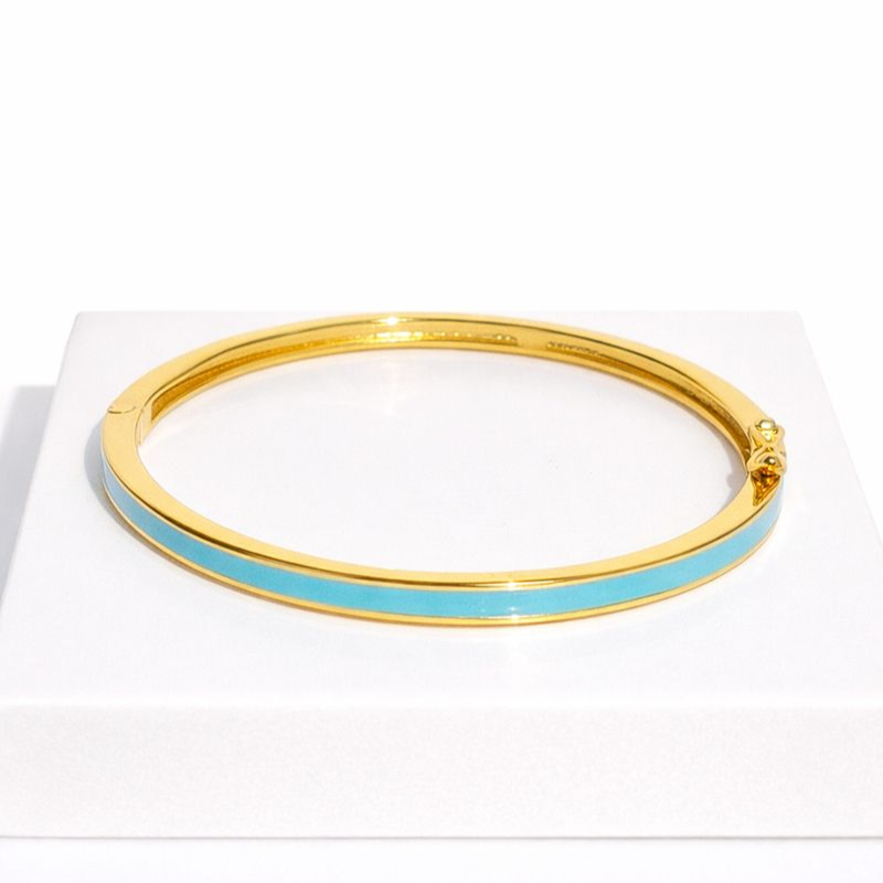 The Azure Dream Enamel Bangle (Limited Edition)