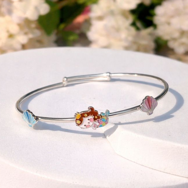 Little Mermaid Kadha-Silver