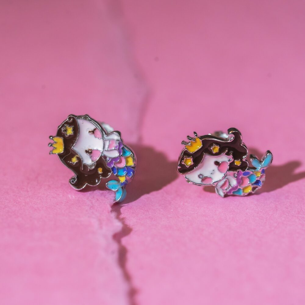 Little Mermaid Princess Studs
