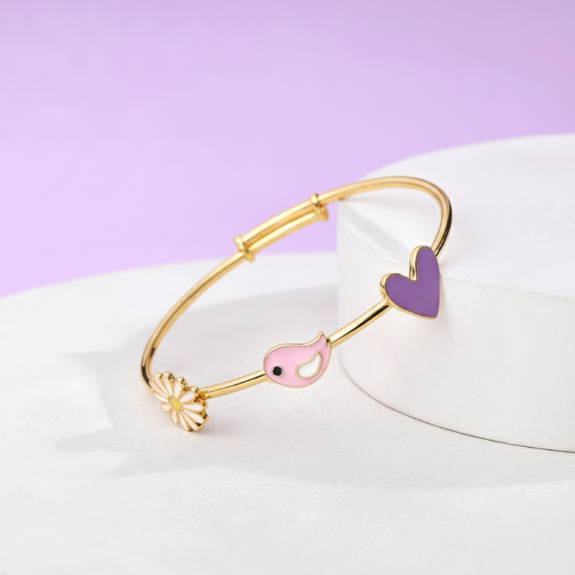 Morning Breeze & Hearts Kadha - Gold