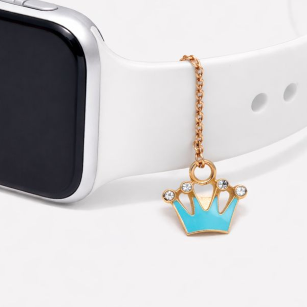 Blue Crown Watch Charm