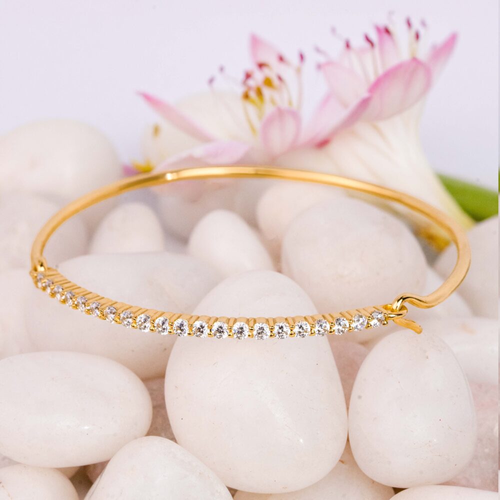 Multi CZ Bangle Bracelet