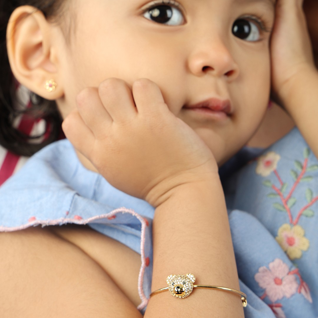 Little Teddy Sparkle Bangle - Image 4